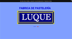 Desktop Screenshot of productosluque.es